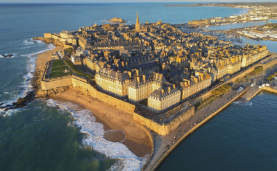St Malo au coucher du soleil
